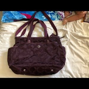 Coach diaper bag
